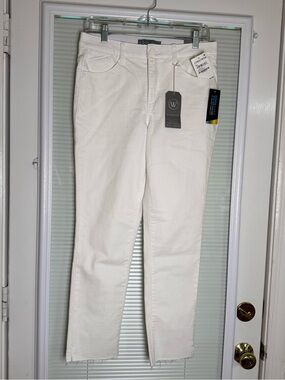 NWT Wit & Wisdom Ab-Solution High Rise Vintage Skinny White Jeans 6